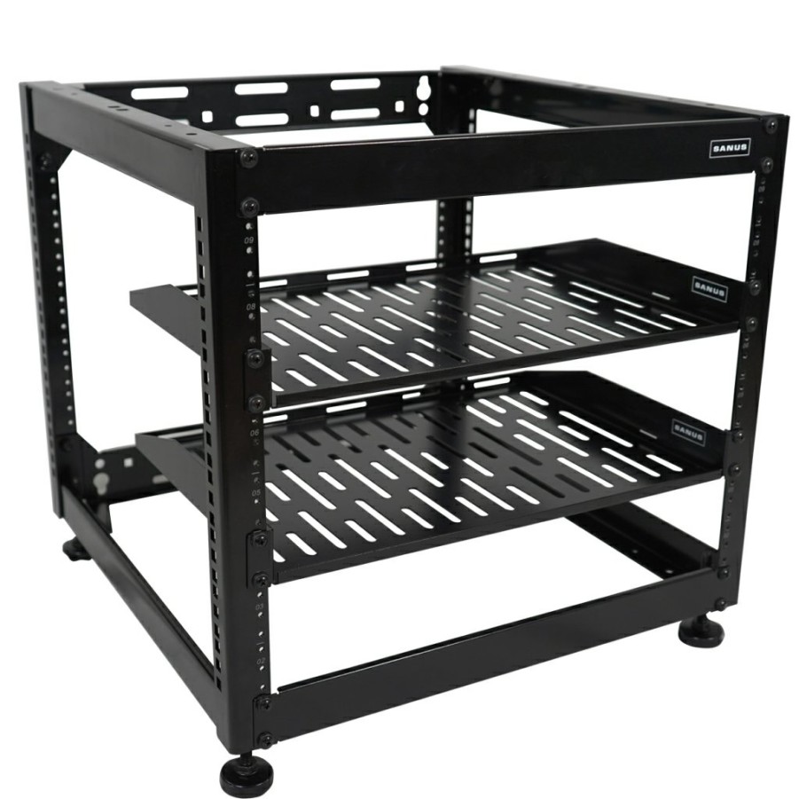 Racks And Furniture SANUS | 10U Av Rack Stackable Open Frame Network Rack