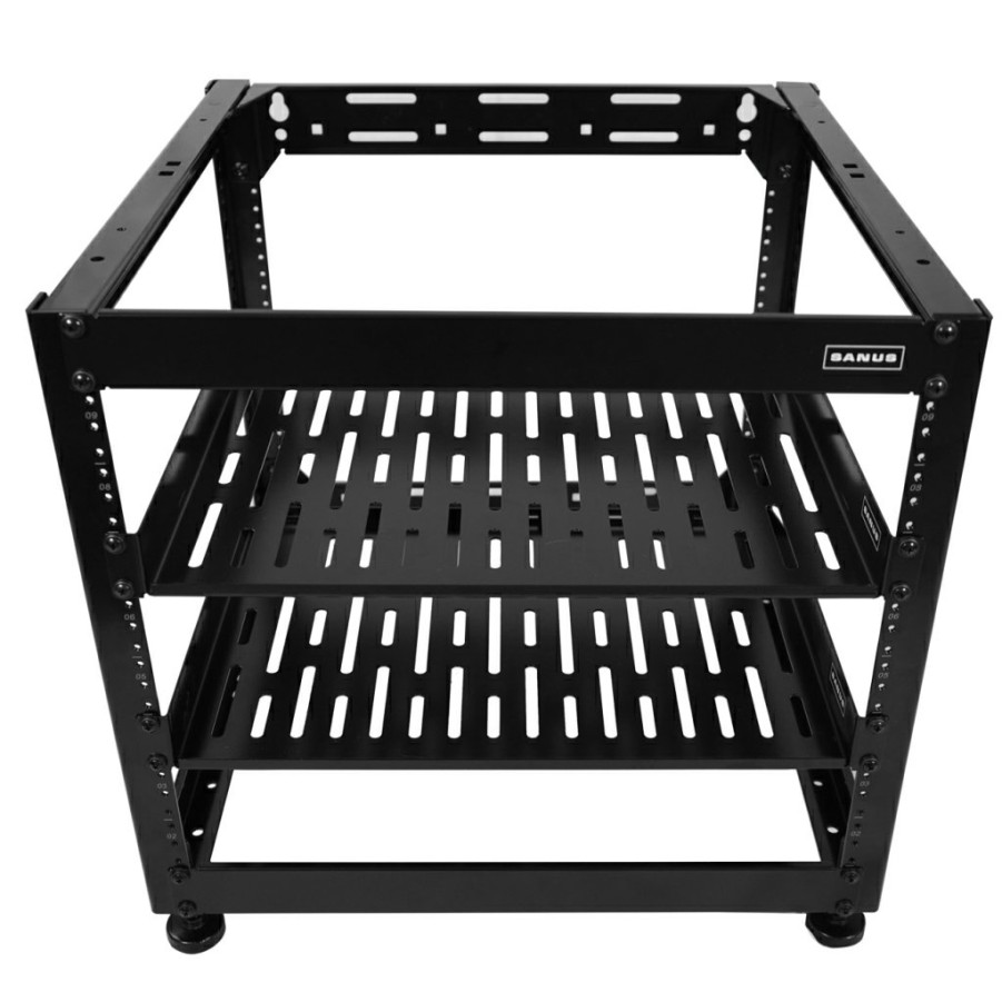 Racks And Furniture SANUS | 10U Av Rack Stackable Open Frame Network Rack