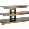 Racks And Furniture SANUS | Av Stand With Waterfall Design For Custom Av Setups