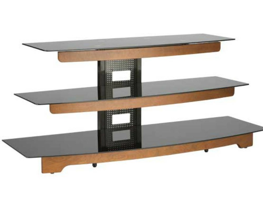 Racks And Furniture SANUS | Av Stand With Waterfall Design For Custom Av Setups