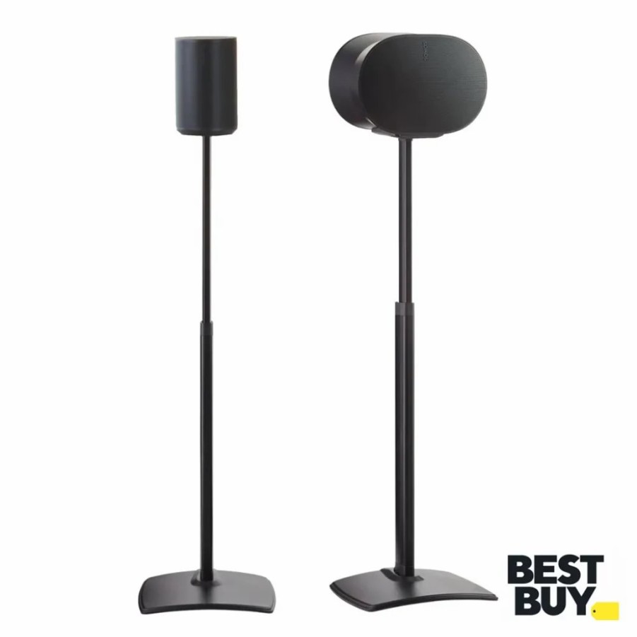 Speaker Mounts And Stands SANUS | Elite Height-Adjustable Speaker Stands Designed For The Sonos Era 300™ Or Sonos Era 100™ (Pair)