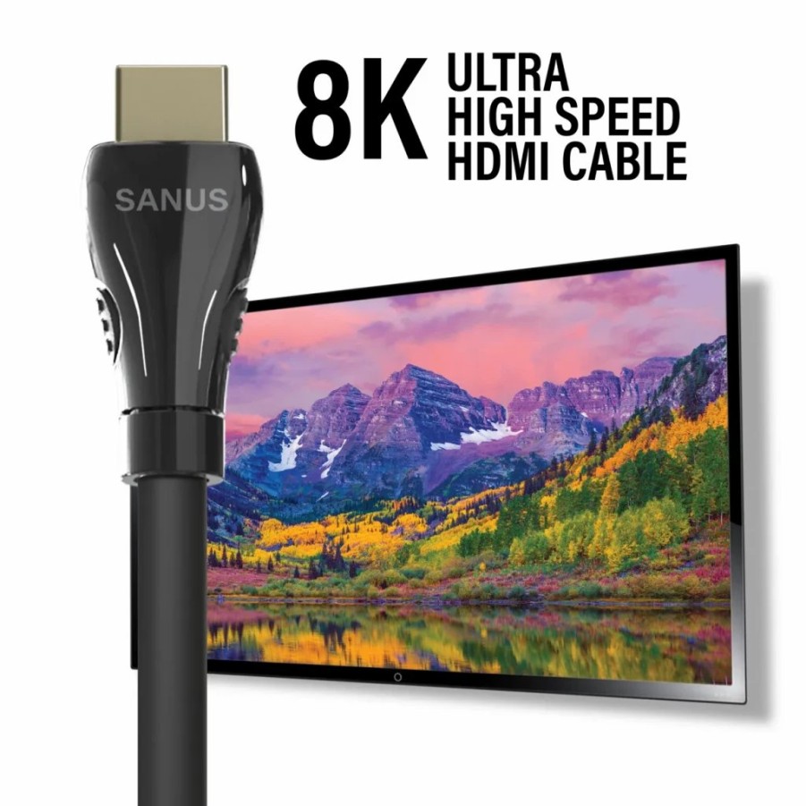 Mounts And Accessories SANUS | 4-Meter Ultra High Speed Hdmi Cable Supports Up To 8K @ 60Hz