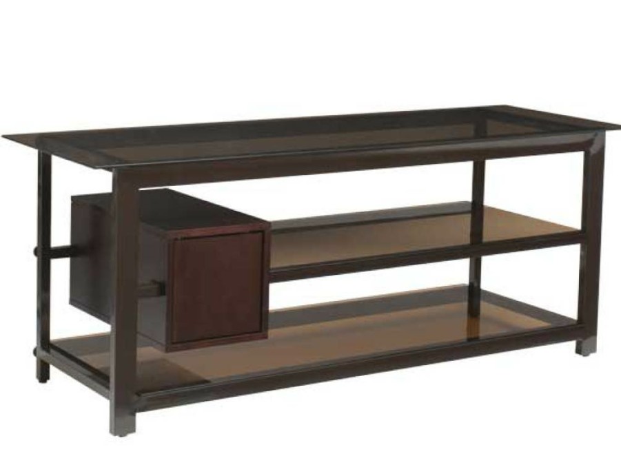 Racks And Furniture SANUS | Audio Video Stand Tempered-Glass Shelves - Fits Av Components And Tvs Up To 65"