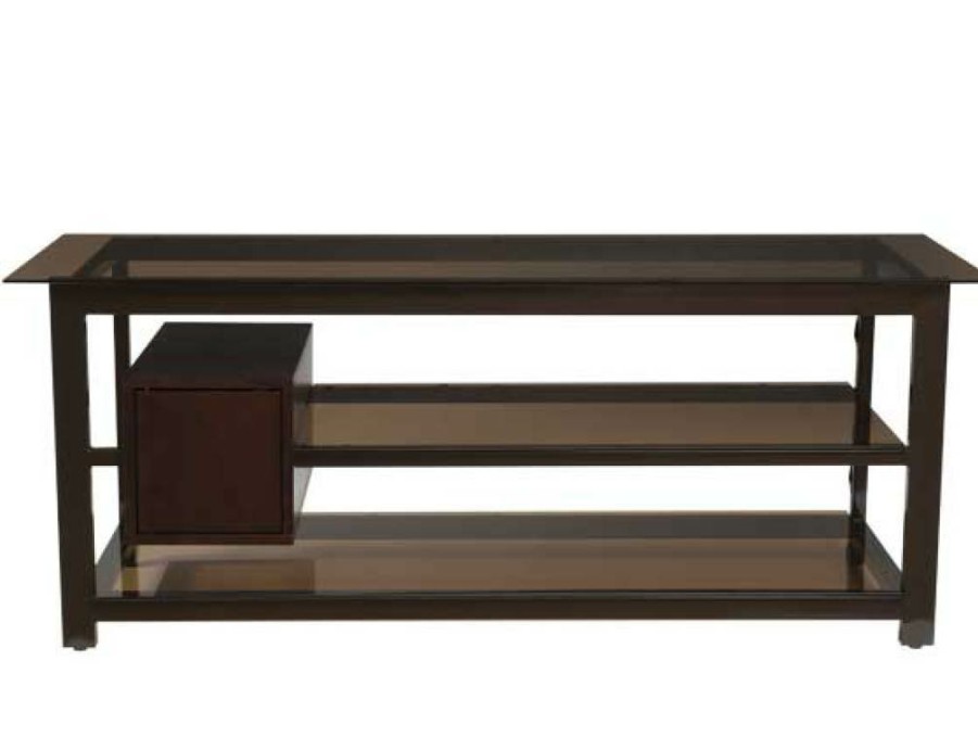 Racks And Furniture SANUS | Audio Video Stand Tempered-Glass Shelves - Fits Av Components And Tvs Up To 65"