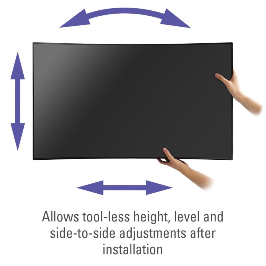 Tv Mounts And Stands SANUS | Curved Tv Swiveling Wall Mount For 40"-88" Tvs