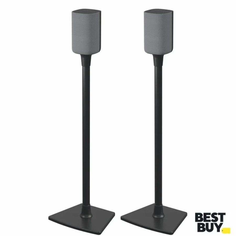 Speaker Mounts And Stands SANUS | Universal Speaker Stands For Speakers Up To 8 Lbs. Works With Roku®, Sonos Era 100™, Samsung®, Sony®, Denon® And Others (Pair)